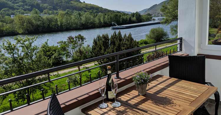 Ferienwohnung mit Blick auf's Wasser