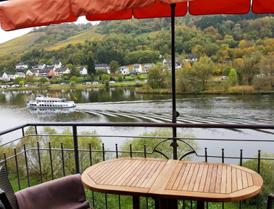 Ferienwohnung mit Moselblick