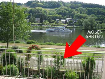 5 Sterne Ferienwohnung LOGE 1 Zell Mosel mit Garten